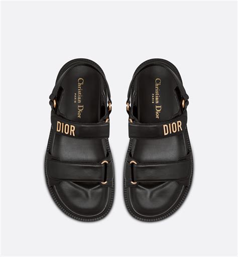 dior black sandles|christian dior sandal price.